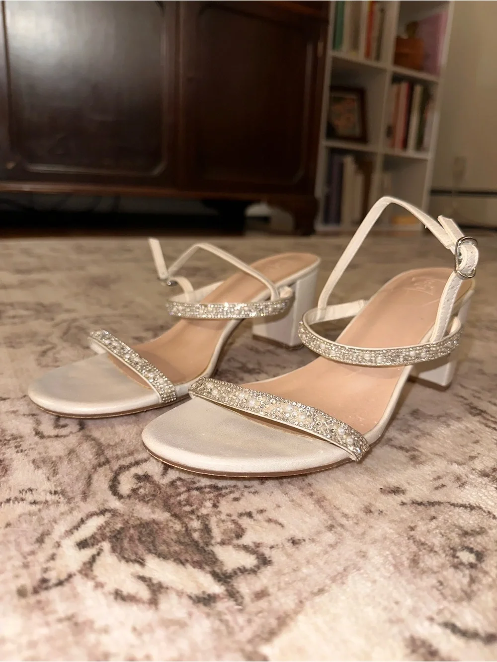 Strappy Block Heels